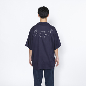 希少★新品本物【NAVY★3番】★ACHIEVE RAYON SS SHIRT アチーブレーヨンシャツ 正規店購入 ディセンダント 限定 入手困難 DESCENDANT 21SS