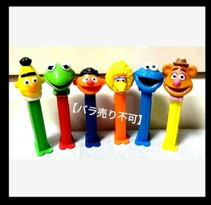 セサミストリート PEZ ペッツフィギュア クッキーモンスター ビッグバード アーニー カーミット等