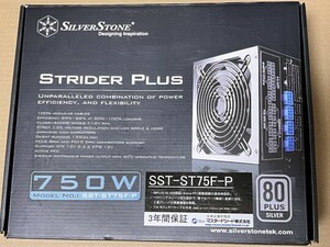 箱取説付 SILVERSTONE SST-ST75F-P 750w シルバー認証 シルバーストーン SST ST75F P 電源 PC電源 プラグイン