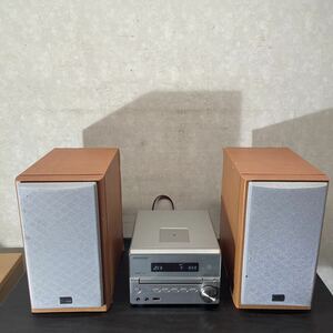 KENWOOD CDプレーヤー スピーカー　ONKYO D-SA7(2台)