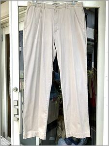 ★ポロ ラルフローレン　PHILIP PANT　90s　２タック　コットン　パンツ　チノパン　W38L34\　①★ ビンテージ アメリカ アメカジ USA 古着