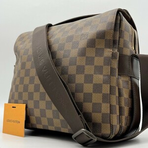 極美品☆ LOUIS VUITTON ルイヴィトン ナヴィグリオ ダミエ ショルダーバッグ メッセンジャーバッグ 斜め掛け メンズ レディース 男女兼用