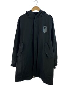 A BATHING APE◆モッズコート/XL/コットン/BLK/無地/001GDE201011X