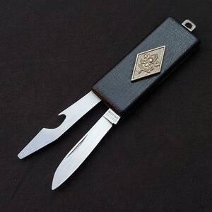 小型 マルチツール 折り畳みナイフ 刃体長約48㎜ 栓抜き STAINLESS NPNJAPAN 小型ナイフ 小道具 携帯用 そなえはつねに【2298】
