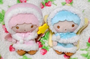 かわいい！サンリオ LittleTwinStars 冬支度 マスコット キキララ セットで！ 未使用 Sanrio ぬいぐるみ リトルツインスターズ