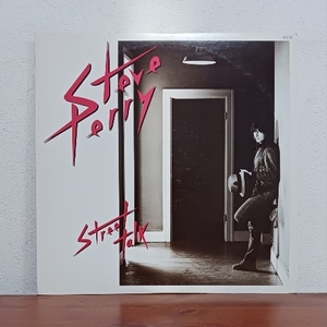 LP/ スティーヴ・ペリー☆STEVE PERRY「ストリート・トーク / STREET TALK」ステッカー付 / Oh,シェリー　フーリッシュ・ハート