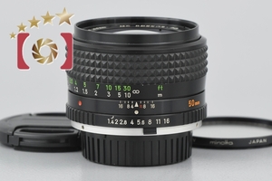 【中古】MINOLTA ミノルタ MC ROKKOR-PG 50mm f/1.4