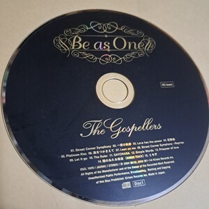 ゴスペラーズ　Be as One CD ディスクのみ　アルバム