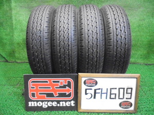 5FH609 R34)) 送料無料 未使用品 2024年製 145/80R12 80/78N LT ブリヂストン K370 12インチ夏タイヤ4本セット サマータイヤ