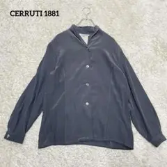 【CERRUTI 1881】オーバーサイズ　シルクシャツ　20230355M