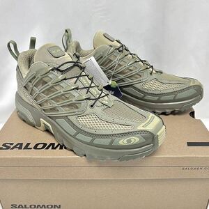 26.5cm 新品 Salomon サロモン ACS PRO ACSプロ カーキ オリーブ スニーカー シューズ ACSPRO トレイルランニング トレラン XT ADVANCED XA