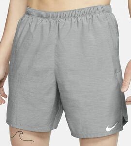 新品 送料込 NIKE DF CHALLENGER 7INCH BF RUNNING SHORT PANTS Mサイズ 灰 ナイキ ドライフィット チャレンジャー ショート パンツ RUN