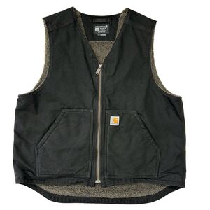 Carhartt ダックベスト L ブラック 104394-BLK カーハート (A110)