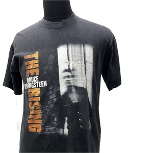 USA古着 00s BRUCE SPRINGSTEEN Tシャツ アメリカ製 黒 メンズMサイズ / ブルーススプリングスティーン THE RISING アルバム ロック バンド