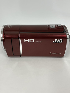 100円～★JVC Z-HM460-R Everio エブリオ デジタルビデオカメラ バッテリー ACアダプター付き 通電確認済み ビデオカメラ 2011年製 