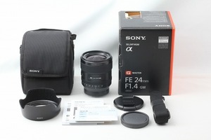 ◆超極上美品◆ソニー Sony FE 24mm F1.4 GM SEL24F14GM 付属品完備 元箱◇ME46099