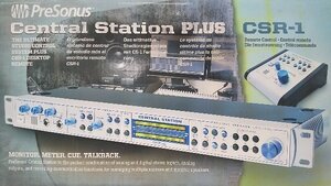 (新品/未使用/未開封/1円スタート！) Presonus プレソナス Central Station PLUS CSR-1 モニターコントローラー 動作良好 B8082