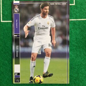 209)Panini Football League Real Madrid 14 Xabi Alonso シャビ アロンソ レアル マドリード リーガエスパニョーラ パニーニ フットボール