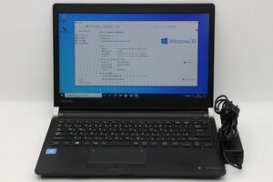 △東芝 dynabook R73/M Celeron 3865U 1.8GHz 4GB 500GB(HDD) 13.3インチ 1366x768 Windows10 Pro 64bit