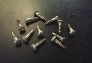 ☆KLUSON Peg Screws for Gibson 1950s ☆12本セット☆マイナスネジの直後のプラスネジ☆貴重品 02