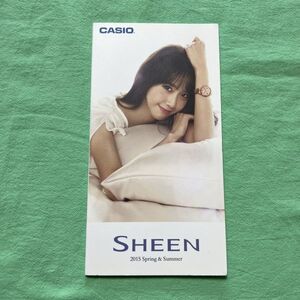 少女時代 ユナ ティファニー テヨン ★ 韓国 CASIO SHEEN 2015年 春夏カタログ