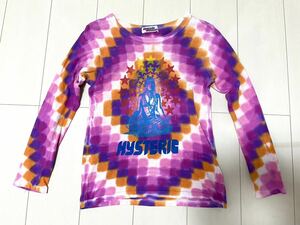 80s 90s レア 初期 HYSTERIC GLAMOUR ヒステリックグラマー タイダイ 星 スター カットソー ロンT 長袖Ｔシャツ 希少 ヴィンテージ NO20987