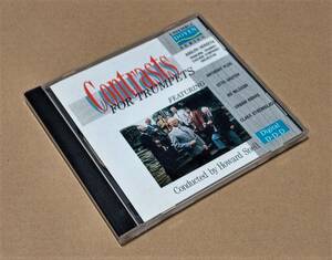 【即決】輸入盤CD●『CONTRASTS FOR TRUMPETS』●ディスク美品●アドルフ・ハーセス●アンソニー・プログ●ハワード・スネル●トランペット