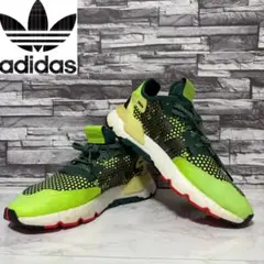 【adidas】ナイトジョガースニーカー　３Ｍ　アディダス　グリーン　27.5㎝