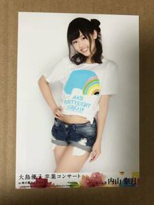 AKB48 内山奈月 大島優子卒業コンサート DVD 封入 特典 生写真 in 味の素スタジアム