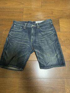 NEIGHBORHOOD 16ss WASHED MID MOD / 14oz-ST INDIGO Mサイズ デニム ショートパンツ 