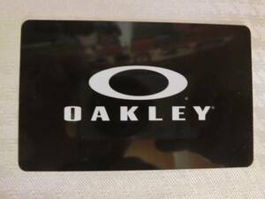 ◇用途多彩 USA店舗入手 OAKLEY オークレイ プラスチックカード