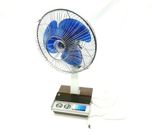 1000円スタート 扇風機 NATIONAL ナショナル ELECTRIC FAN F-30MG DELUXE 通電動作確認済み 家電 昭和レトロ 6 NN4016