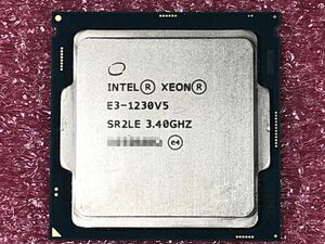 #1188 Intel Xeon E3-1230 v5 SR2LE (3.40GHz/ 8MB/ LGA1151) 保証付