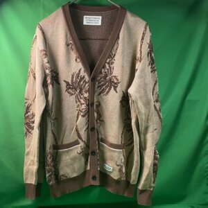 【希少】WACKOMARIA PARMS TREE CLIMBER JACQUARD CARDIGAN ジャガード カーディガン ワコマリア 天国東京 17SS