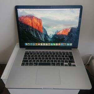 Mac Book Pro Mobel A1398 Core i7 2.5GHz Memory 16GB SSD500GB