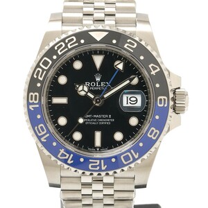 【1年間保証】ROLEX ロレックス GMTマスターII 126710BLNR ランダム番 SS ブラック文字盤×ブルー×シルバー 自動巻き 腕時計 メンズ