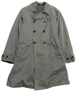 05aw STONE ISLAND Long Coats ストーンアイランド コットン/ナイロン ロングコート カーキ M