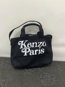 KENZO ケンゾー KENZOxヴエルディVERDY 24SS【SMALL TOTEBAG FE58SA910F35】2WAY ロゴ デザイン 中古