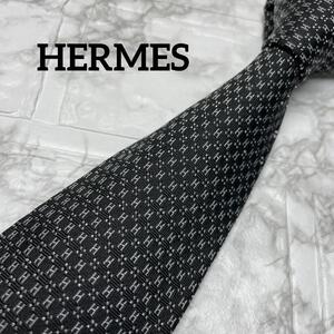 【至高の逸品】未使用級　HERMES エルメス　ネクタイ　H ファソネ　スーツ　シャツ　カフス　ビジネスバッグ