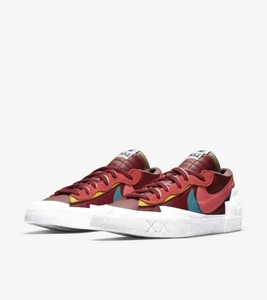 新品 (sacai x KAWS x NIKE) BLAZER LOW TEAM RED サカイ カウズ ナイキ ブレーザー スニーカー チーム レッド サイズ8.5(26.5cm)