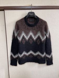 【美品】【レターパックプラス対応】 LOUNGE LIZARD ラウンジリザード MOHAIR KNIT モヘアニット セーター 即決早い者勝ち