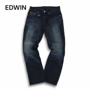 EDWIN エドウィン 422XVS USED加工★ Fレザー使い デニム パンツ ジーンズ Sz.30　メンズ　C4B03694_8#R