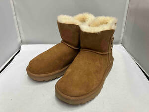 UGG アグ ベイリージップミニ ショートブーツ 1112481 ムートンブーツ サイドジップ ブラウン 23cm