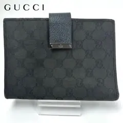 グッチ　GUCCI 手帳カバー　スケジュール帳　gg柄 6穴式　アジェンダ