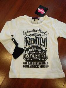 【未着用新品】Remily 長袖Tシャツ キッズ100cmサイズ