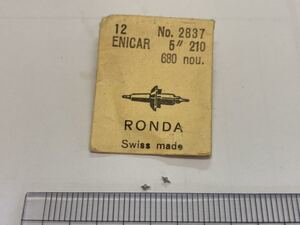 ENICAR エニカ 天真 №2837 5”210 680 nou 2個 新品2 長期保管品 デッドストック 機械式時計 RONDA