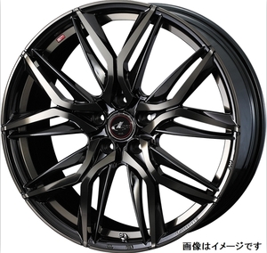 【個人宅発送可能】Weds ウェッズ 16×6.5J +42 5穴 PCD100 PBMC/TI ホイール 1本 LEONIS LM レオニス レオニス・エルエム (41100)