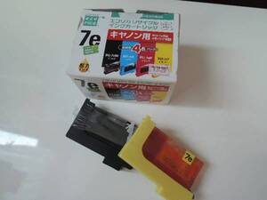 ■未使用CANONキャノン用プリンタインクBCI-7eBK,BCI-7eYセット