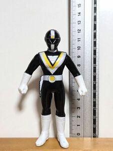 地球戦隊ファイブマン　ファイブブラック　ミニソフビ　バンダイ　現状品