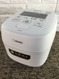 【108】ZOJIRUSHI 象印 NW-UT07-WZ 2024年製 炎舞炊き 圧力IH炊飯ジャー 0.72L(4合)炊き絹白 中古品